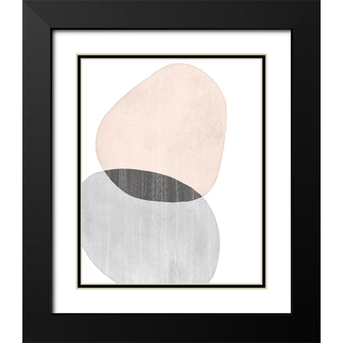 Shifting Spheres I Black Modern Wood Framed Art Print with Double Matting by Popp, Grace
