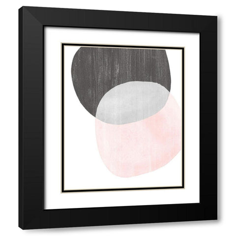 Shifting Spheres II Black Modern Wood Framed Art Print with Double Matting by Popp, Grace