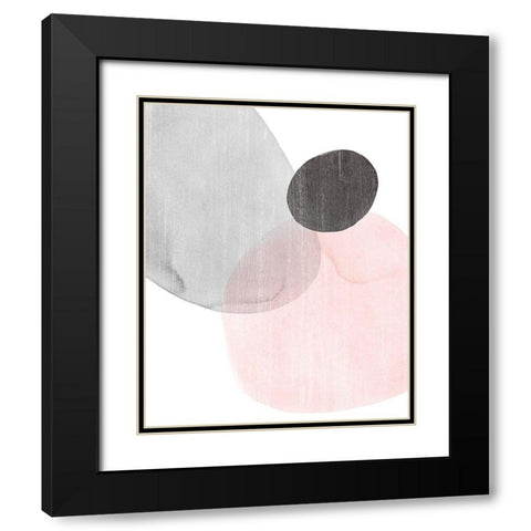 Shifting Spheres III Black Modern Wood Framed Art Print with Double Matting by Popp, Grace