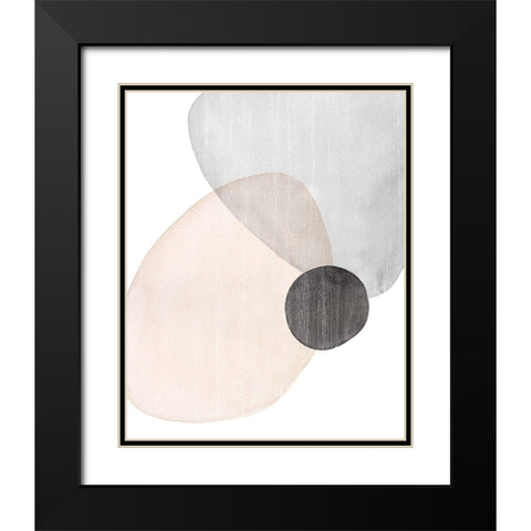 Shifting Spheres IV Black Modern Wood Framed Art Print with Double Matting by Popp, Grace