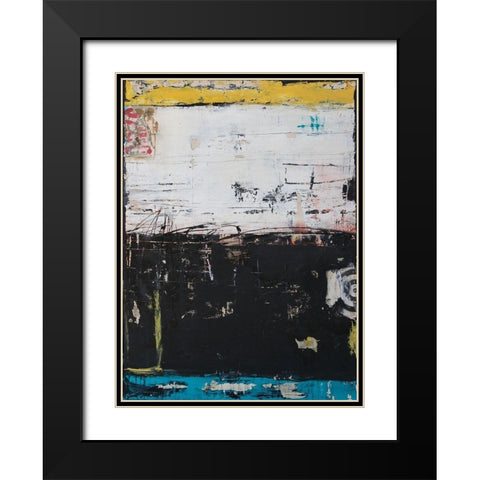 Down and Dirty Black Modern Wood Framed Art Print with Double Matting by Ashley, Erin