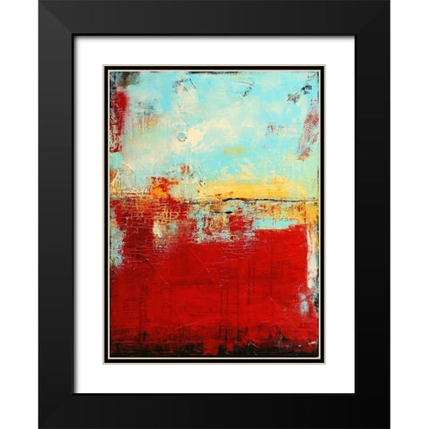 Red Alaskan Black Modern Wood Framed Art Print with Double Matting by Ashley, Erin