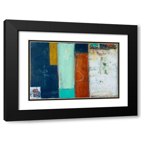 Booby Trap Black Modern Wood Framed Art Print with Double Matting by Ashley, Erin