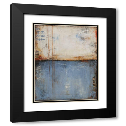 Promised Time Black Modern Wood Framed Art Print with Double Matting by Ashley, Erin