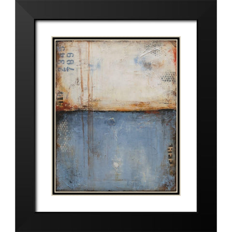 Promised Time Black Modern Wood Framed Art Print with Double Matting by Ashley, Erin