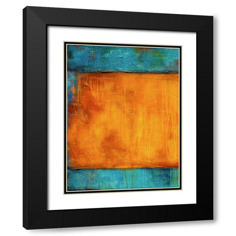 Journeys Mood I Black Modern Wood Framed Art Print with Double Matting by Ashley, Erin