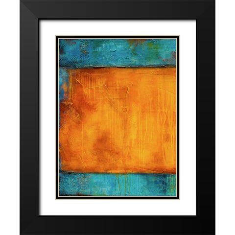 Journeys Mood I Black Modern Wood Framed Art Print with Double Matting by Ashley, Erin