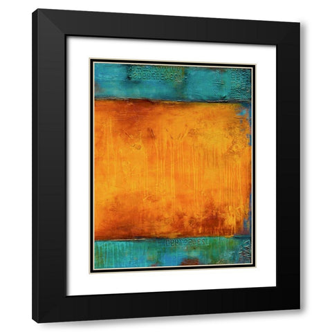 Journeys Mood II Black Modern Wood Framed Art Print with Double Matting by Ashley, Erin
