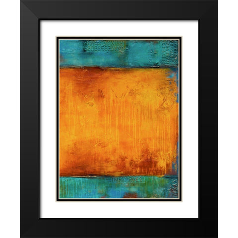 Journeys Mood II Black Modern Wood Framed Art Print with Double Matting by Ashley, Erin