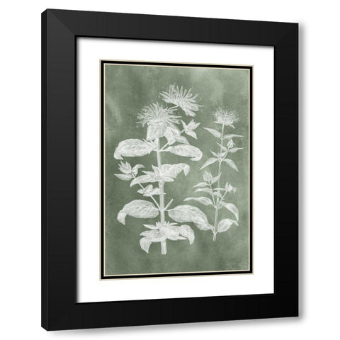 Sage Impressions III Black Modern Wood Framed Art Print with Double Matting by Vision Studio