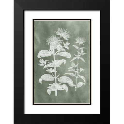Sage Impressions III Black Modern Wood Framed Art Print with Double Matting by Vision Studio