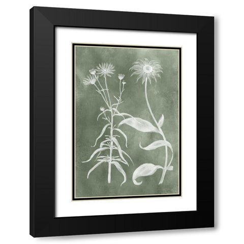 Sage Impressions IV Black Modern Wood Framed Art Print with Double Matting by Vision Studio