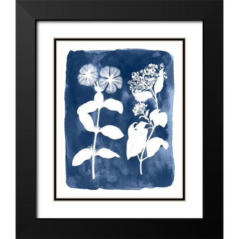 Botanical Inverse IV Black Modern Wood Framed Art Print with Double Matting by Vision Studio