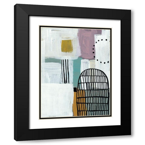 Introductions I Black Modern Wood Framed Art Print with Double Matting by Zarris, Chariklia