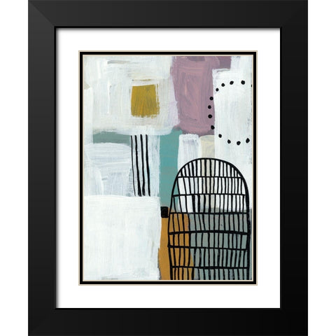 Introductions I Black Modern Wood Framed Art Print with Double Matting by Zarris, Chariklia