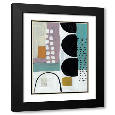 Introductions III Black Modern Wood Framed Art Print with Double Matting by Zarris, Chariklia