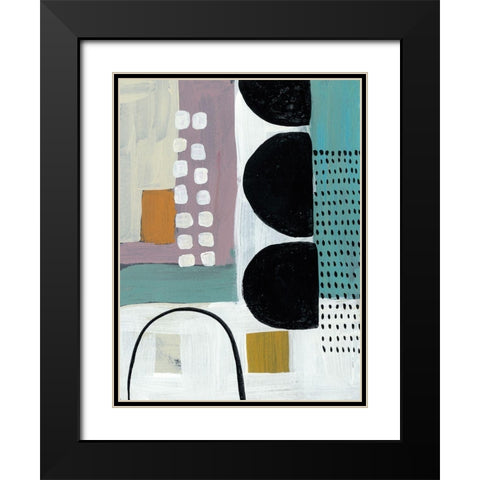 Introductions III Black Modern Wood Framed Art Print with Double Matting by Zarris, Chariklia