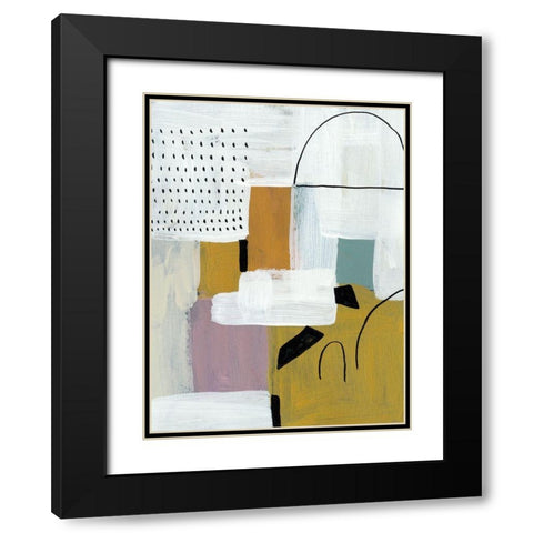 Introductions IV Black Modern Wood Framed Art Print with Double Matting by Zarris, Chariklia