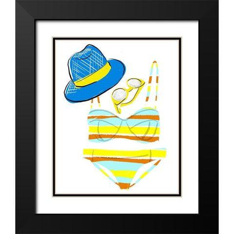 Soak up the Sun VI Black Modern Wood Framed Art Print with Double Matting by Blanckslate