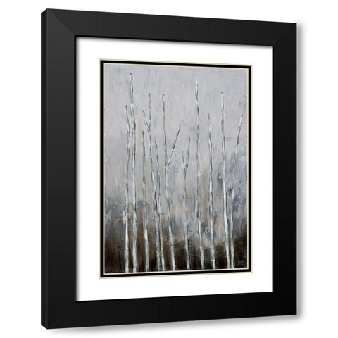 Bare Tree Tops II Black Modern Wood Framed Art Print with Double Matting by Reynolds, Jade
