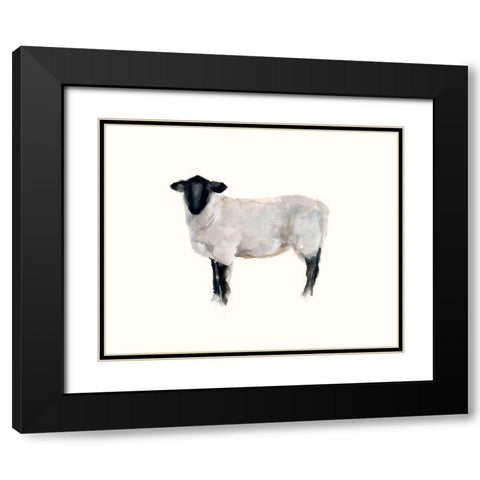 Farm Animal Study I Black Modern Wood Framed Art Print with Double Matting by Harper, Ethan