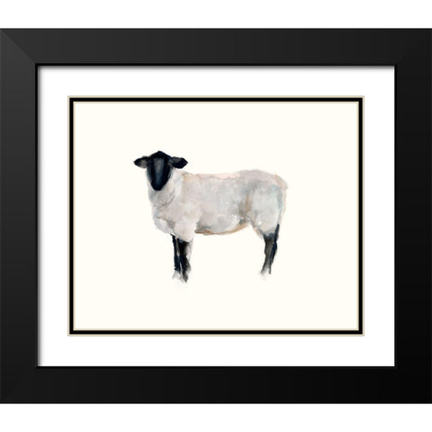 Farm Animal Study I Black Modern Wood Framed Art Print with Double Matting by Harper, Ethan