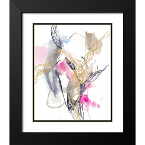 Spiral Matrix I Black Modern Wood Framed Art Print with Double Matting by Goldberger, Jennifer