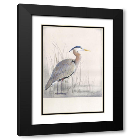 Non-Embellished Keeping Watch I Black Modern Wood Framed Art Print with Double Matting by OToole, Tim