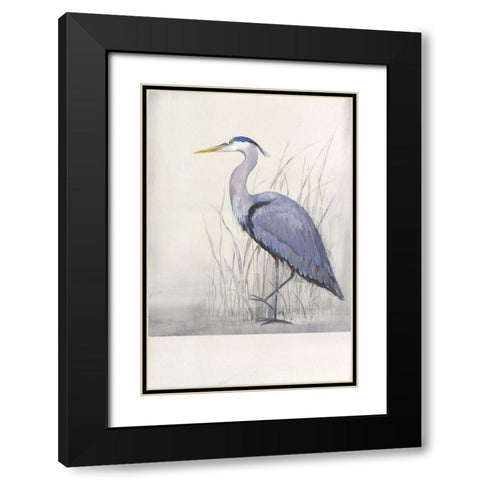 Non-Embellished Keeping Watch II Black Modern Wood Framed Art Print with Double Matting by OToole, Tim