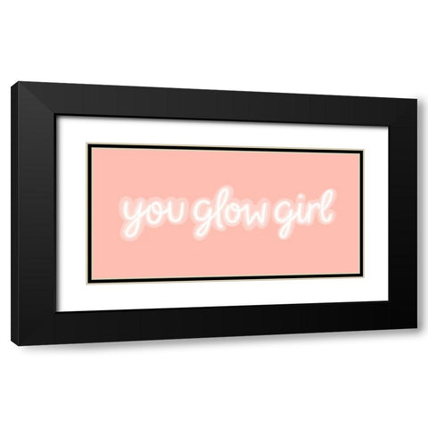 You Glow I Black Modern Wood Framed Art Print with Double Matting by Popp, Grace