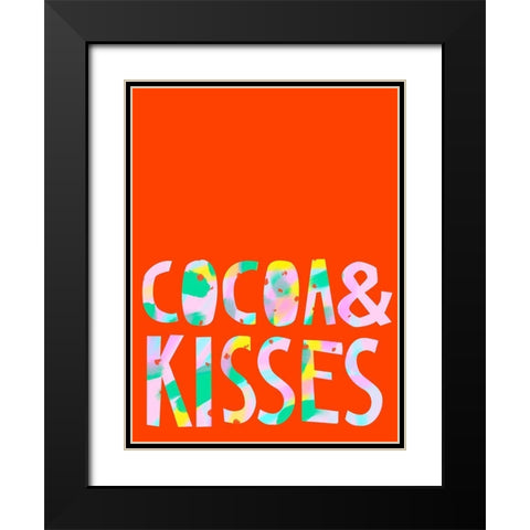 Merry and Bright III Black Modern Wood Framed Art Print with Double Matting by Blanckslate