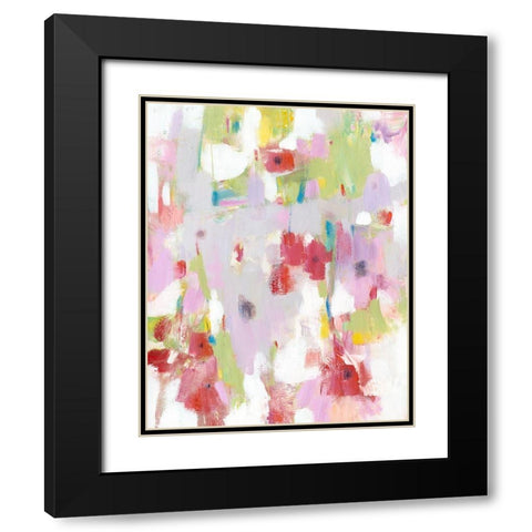 Accent Color I Black Modern Wood Framed Art Print with Double Matting by OToole, Tim