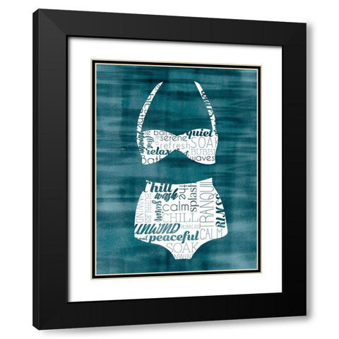 Suit Speak III Black Modern Wood Framed Art Print with Double Matting by Popp, Grace