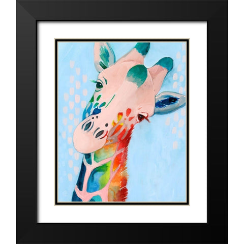 Jungle Spectrum II Black Modern Wood Framed Art Print with Double Matting by Popp, Grace