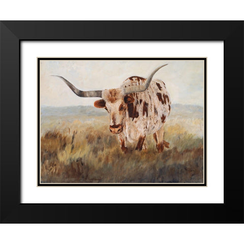As Time Goes By II Black Modern Wood Framed Art Print with Double Matting by Winkler, Kathy