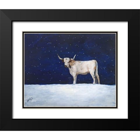 Journey Through the Snow III Black Modern Wood Framed Art Print with Double Matting by Winkler, Kathy