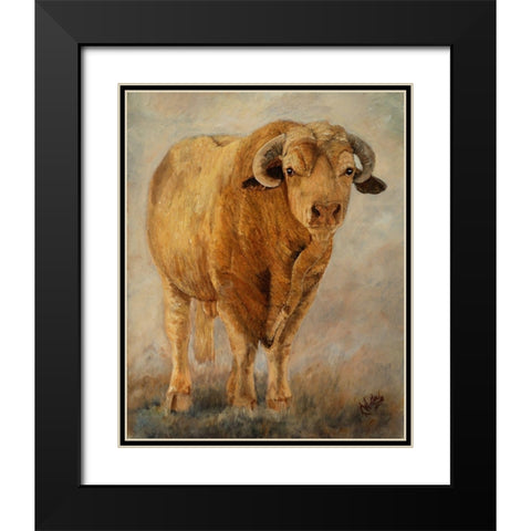 Tuff Enuff I Black Modern Wood Framed Art Print with Double Matting by Winkler, Kathy