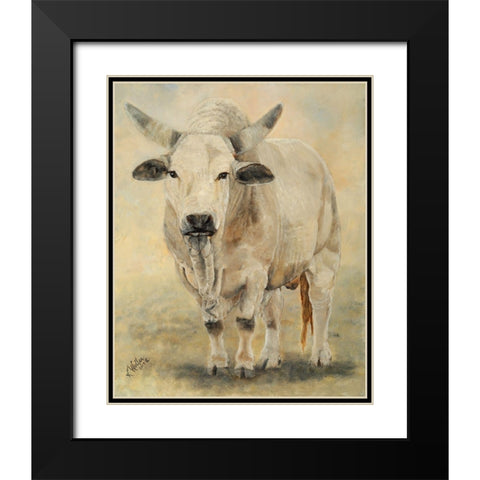 Tuff Enuff II Black Modern Wood Framed Art Print with Double Matting by Winkler, Kathy