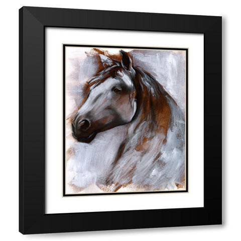 Mane Attraction I Black Modern Wood Framed Art Print with Double Matting by Parker, Jennifer Paxton