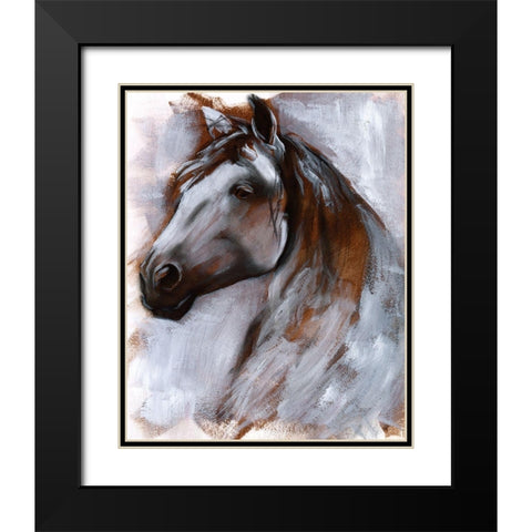 Mane Attraction I Black Modern Wood Framed Art Print with Double Matting by Parker, Jennifer Paxton