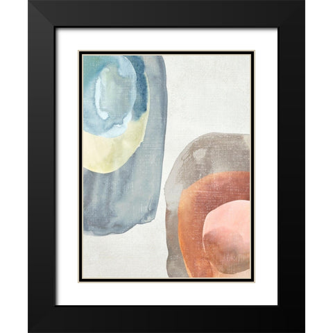 Light Conversation I Black Modern Wood Framed Art Print with Double Matting by Zarris, Chariklia