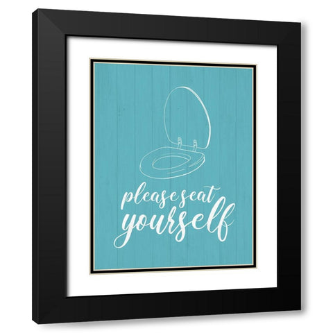 Bathroom Suggestions II Black Modern Wood Framed Art Print with Double Matting by Popp, Grace