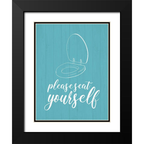 Bathroom Suggestions II Black Modern Wood Framed Art Print with Double Matting by Popp, Grace
