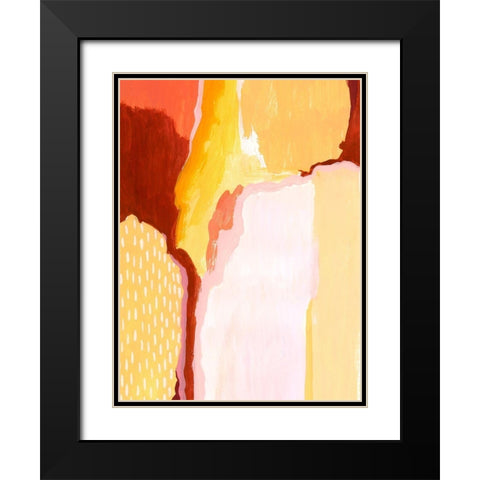Liquid Sun I Black Modern Wood Framed Art Print with Double Matting by Popp, Grace