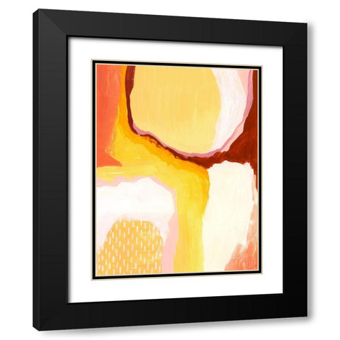 Liquid Sun II Black Modern Wood Framed Art Print with Double Matting by Popp, Grace