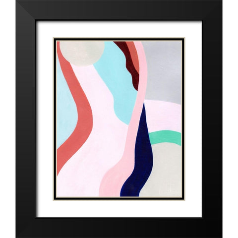 Pastel Highlands IV Black Modern Wood Framed Art Print with Double Matting by Popp, Grace