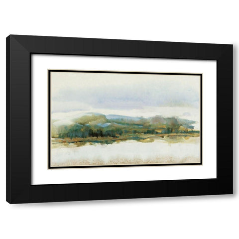 Afternoon Quiet I Black Modern Wood Framed Art Print with Double Matting by OToole, Tim