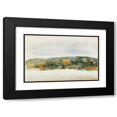 Afternoon Quiet II Black Modern Wood Framed Art Print with Double Matting by OToole, Tim