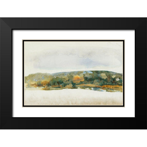 Afternoon Quiet II Black Modern Wood Framed Art Print with Double Matting by OToole, Tim