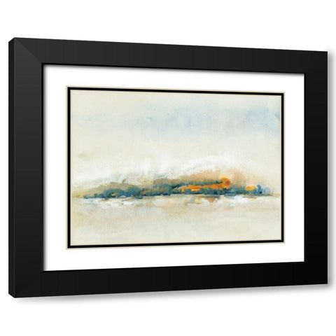 Bass Island I Black Modern Wood Framed Art Print with Double Matting by OToole, Tim